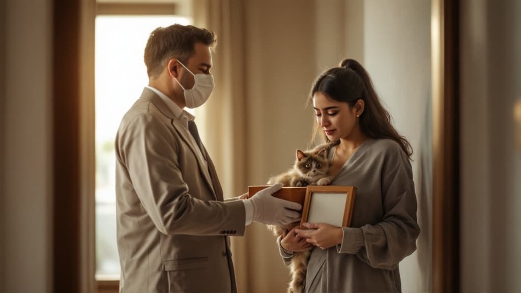 A professional aftercare specialist providing compassionate pet farewell support